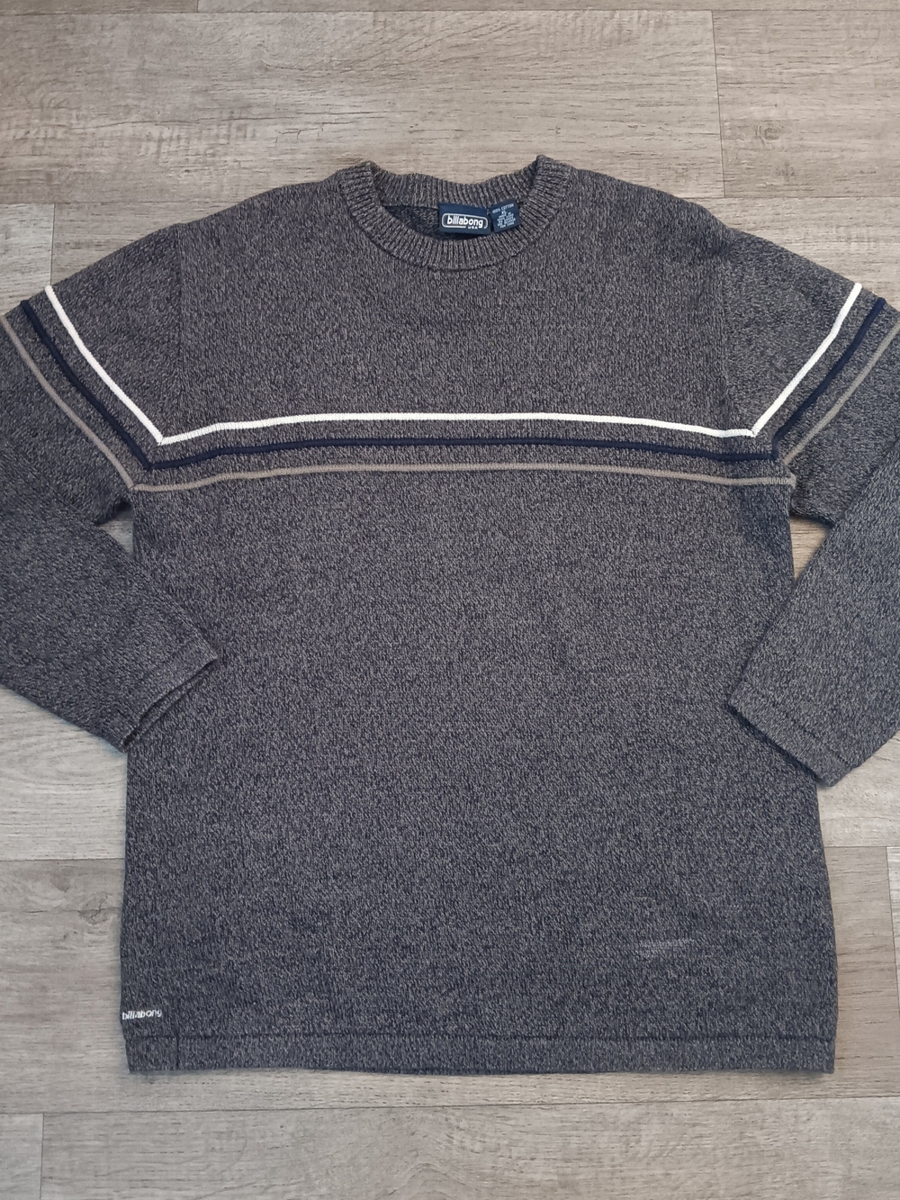 Vintage Y2K Billabong USA Knit Crewneck Sweater Men's Size XL